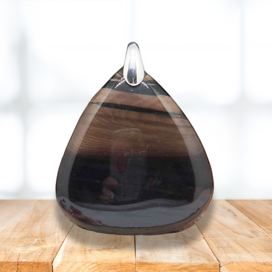Pendentif en Obsidienne Midnight Lace (PE1522) - ENAE Minéraux