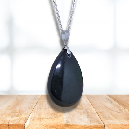 Pendentif en Obsidienne Œil Céleste bi-face (PE1020-7)