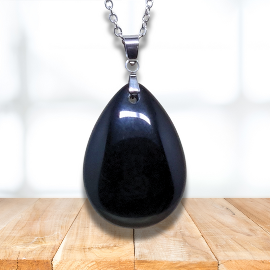 Pendentif en Obsidienne Œil Céleste bi-face (PE1020-7)