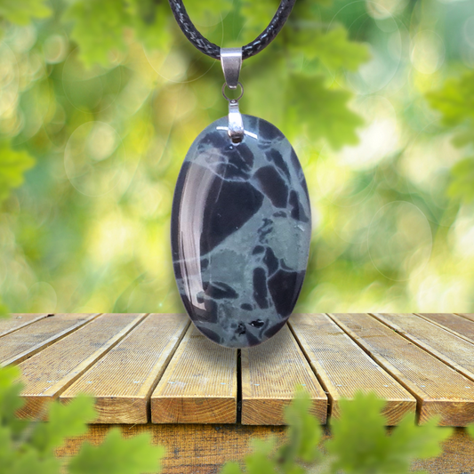 Pendentif en Obsidienne Spider (PE1150-4)