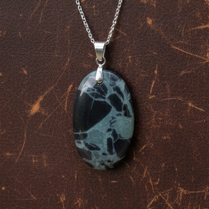 Pendentif en Obsidienne Spider (PE1150-4)