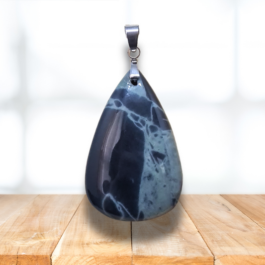 Pendentif en Obsidienne Spider Web (PE1150-1) - ENAE Minéraux