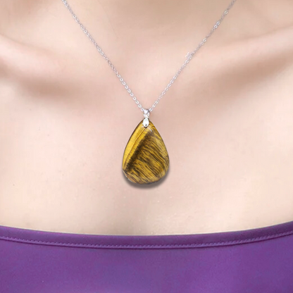 Pendentif en Œil de Tigre (PE1894) - ENAE Minéraux
