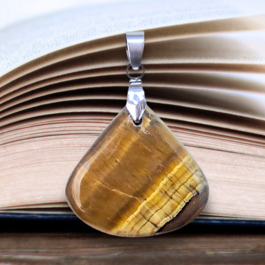 Pendentif en Œil de Tigre (PE1935)