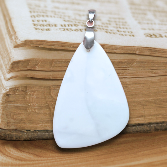 Pendentif en Opale blanche (PE1172-1)