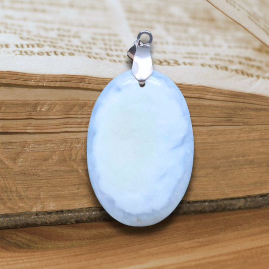 Pendentif en Opale Bleue Owyhee (PE1028)