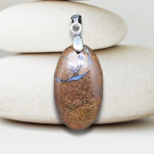 Pendentif en Opale Boulder (PE1313)