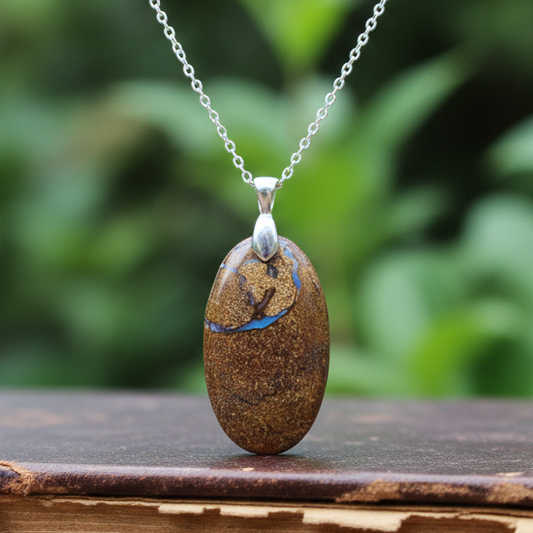 Pendentif en Opale Boulder (PE1313)
