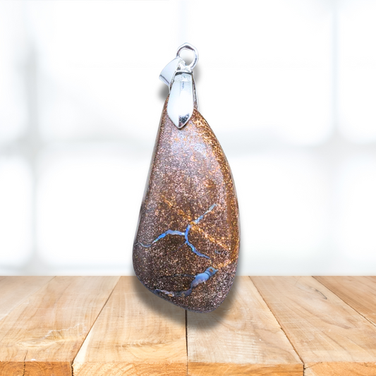 Pendentif en Opale Boulder (PE1566) - ENAE Minéraux