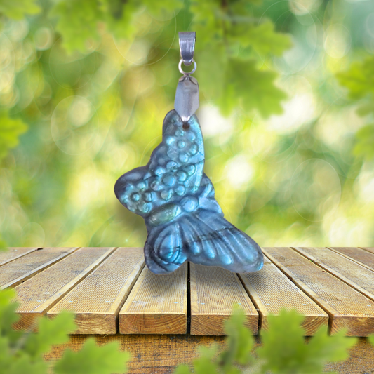 Pendentif papillon en Labradorite (PE1997-1)