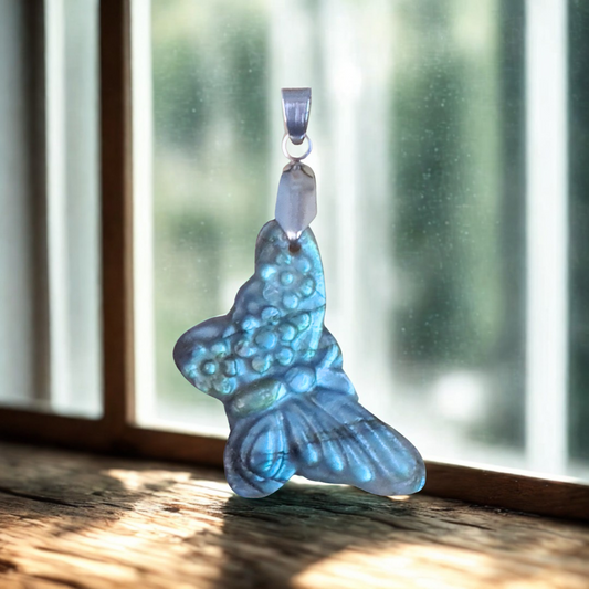 Pendentif papillon en Labradorite (PE1997-1)