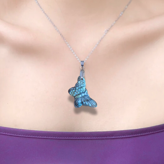Pendentif papillon en Labradorite (PE1997-1) - ENAE Minéraux