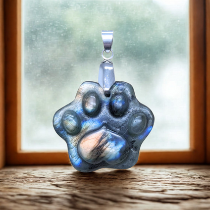 Pendentif patte en Labradorite (PE2022-1)