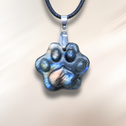 Pendentif patte en Labradorite (PE2022-1)