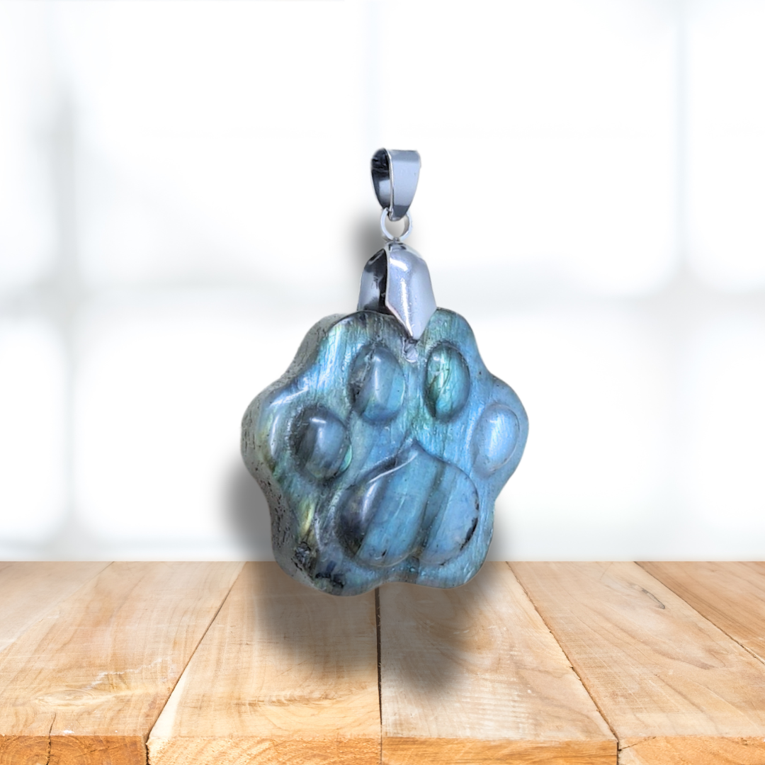 Pendentif patte en Labradorite (PE2022-3) - ENAE Minéraux