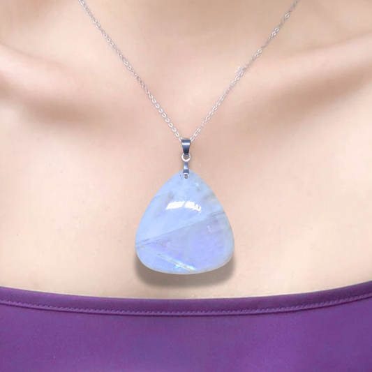 Pendentif en Péristérite (PE2003) - ENAE Minéraux