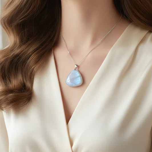 Pendentif en Péristérite (PE2003)