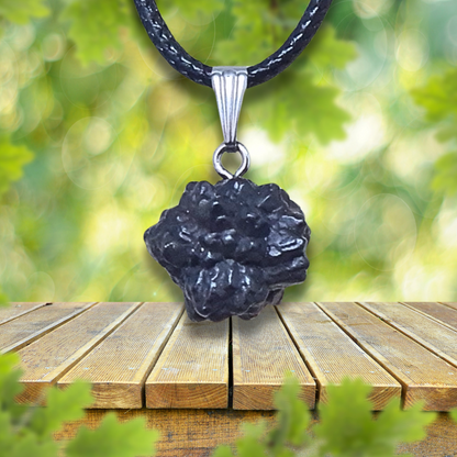 Pendentif en Pierre de Prophétie - Goethite / Marcassite (PE2023-1)