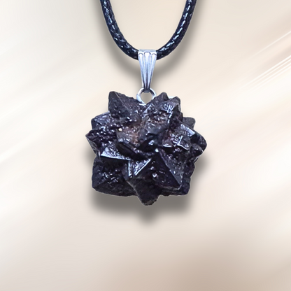 Pendentif en Pierre de Prophétie - Goethite / Marcassite (PE2023-3)