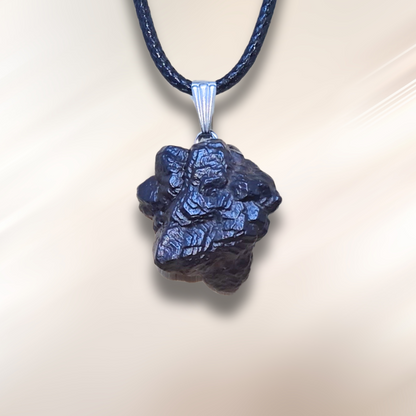 Pendentif en Pierre de Prophétie - Goethite / Marcassite (PE2023-4)