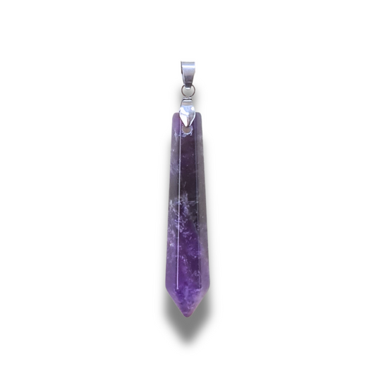 Pendentif ou pendule en Améthyste (PE1992-2) - ENAE Minéraux