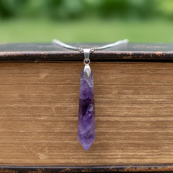 Pendentif ou pendule en Améthyste (PE1992-2)