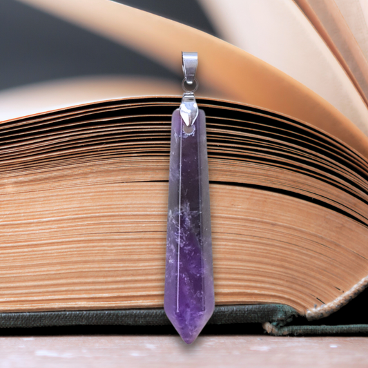 Pendentif ou pendule en Améthyste (PE1992-2)