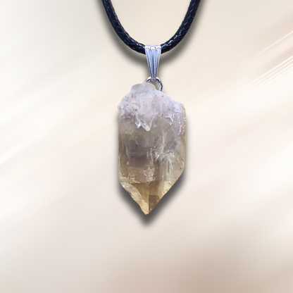 Pendentif en pointe de Citrine brute (PE2031-1)