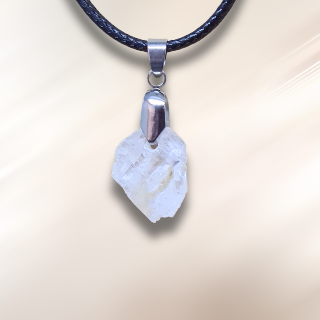 Pendentif en Quartz à âme brut (PE1928)