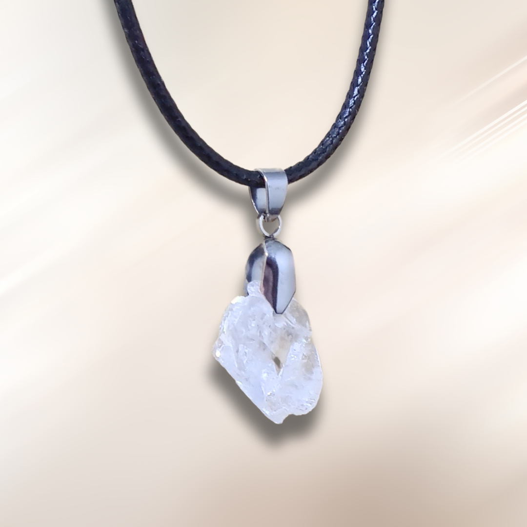 Pendentif en Quartz à âme brut (PE1928)