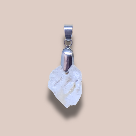 Pendentif en Quartz à âme brut (PE1928)