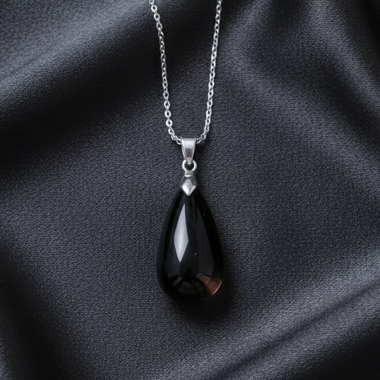 Pendentif en Quartz fumé (PE1625-1)