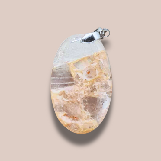 Pendentif en Quartz à inclusions (PE1160-3)