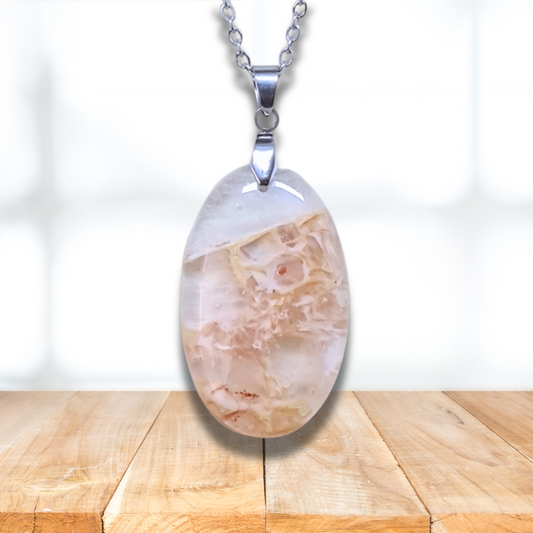 Pendentif en Quartz à inclusions (PE1160-3) - ENAE Minéraux