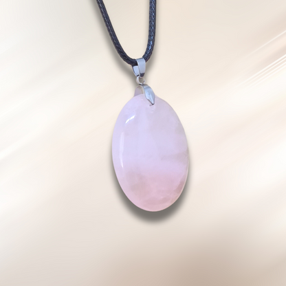 Pendentif en Quartz rose (PE1993-2)