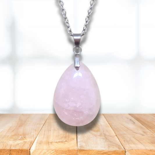 Pendentif en Quartz rose (PE2098)