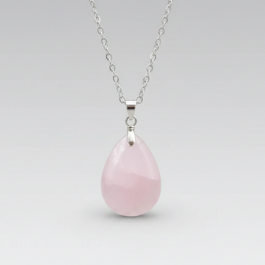 Pendentif en Quartz rose (PE2098)