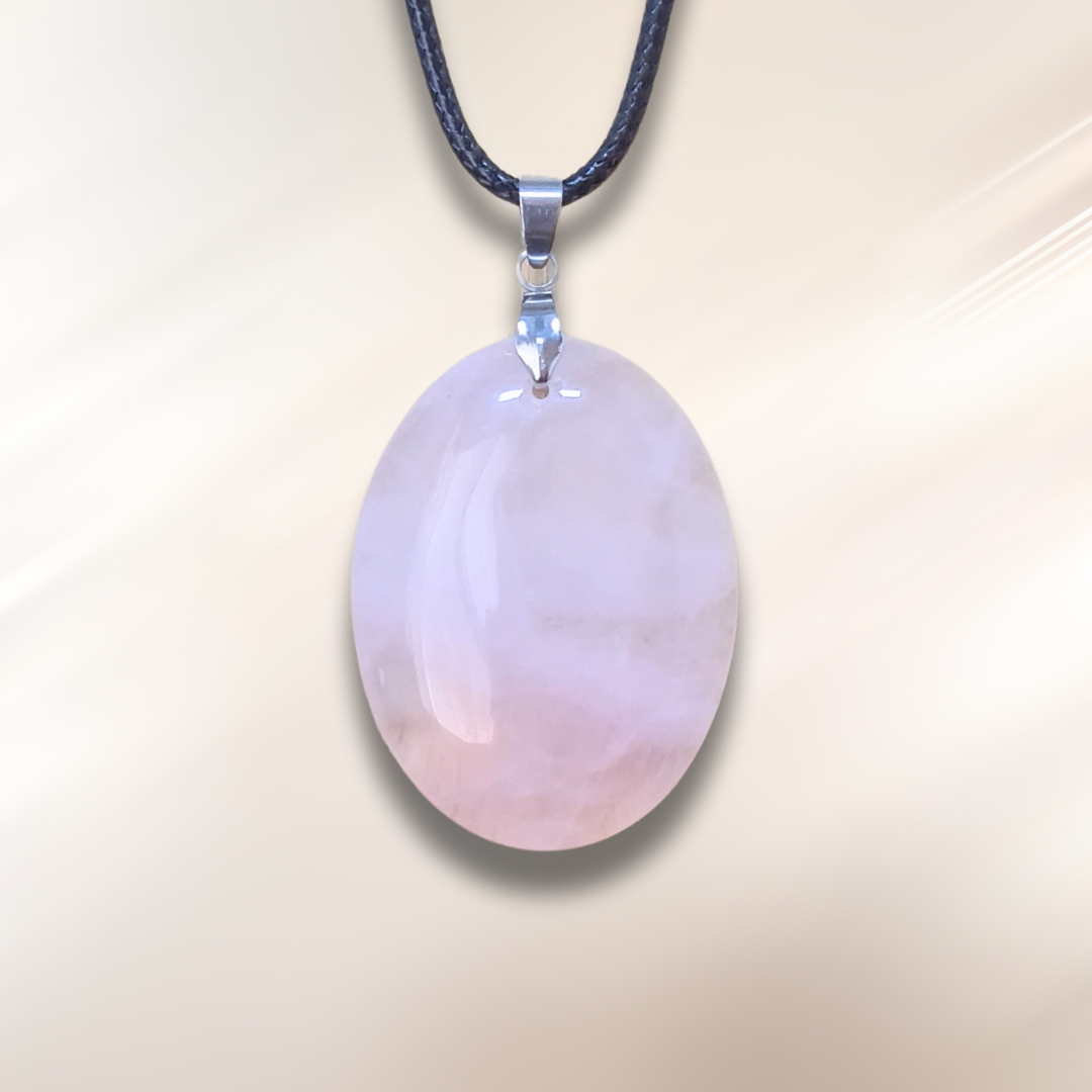 Pendentif en Quartz rose (PE1993-2)