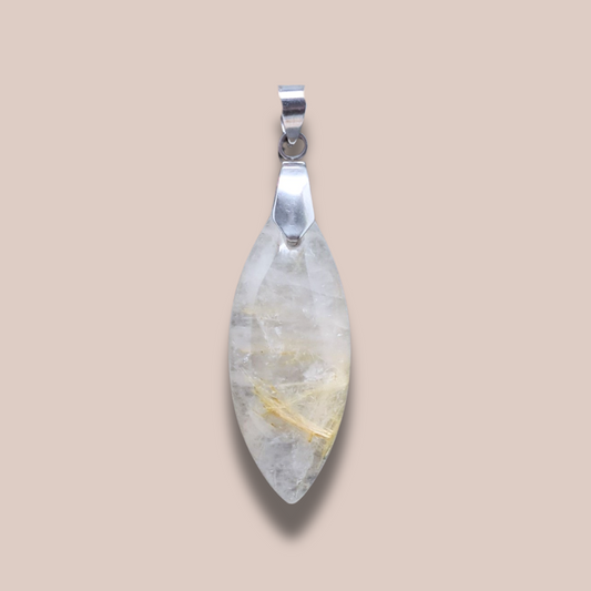 Pendentif en Quartz Rutile (PE749)