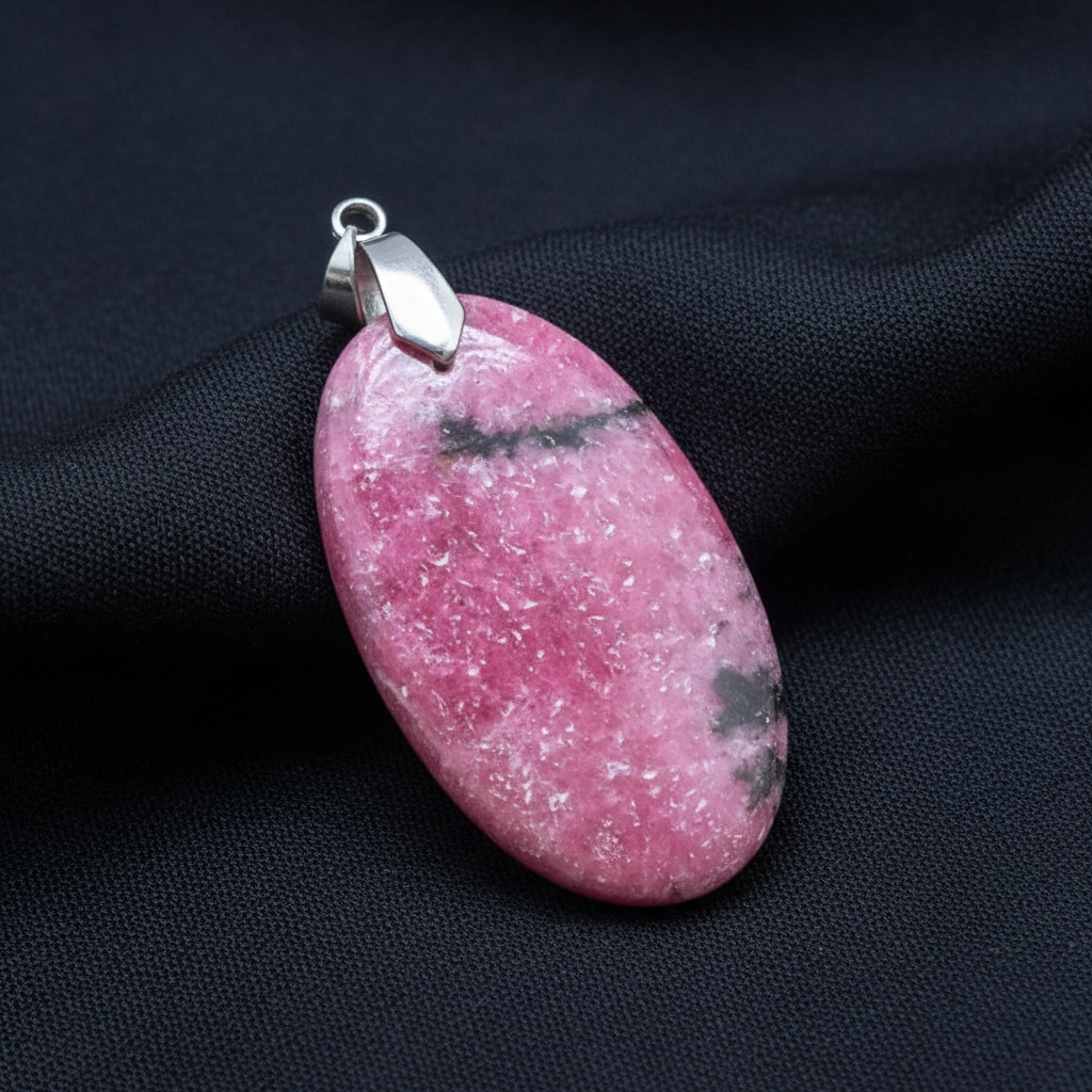 Pendentif en Rhodonite (PE1493)