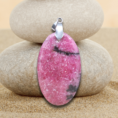 Pendentif en Rhodonite (PE1493)
