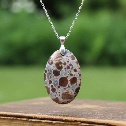Pendentif en Rhyolite Astéroïde (PE1520)