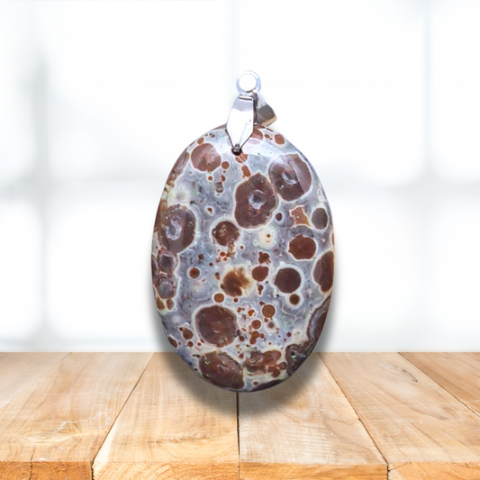 Pendentif en Rhyolite Astéroïde (PE1519) - ENAE Minéraux