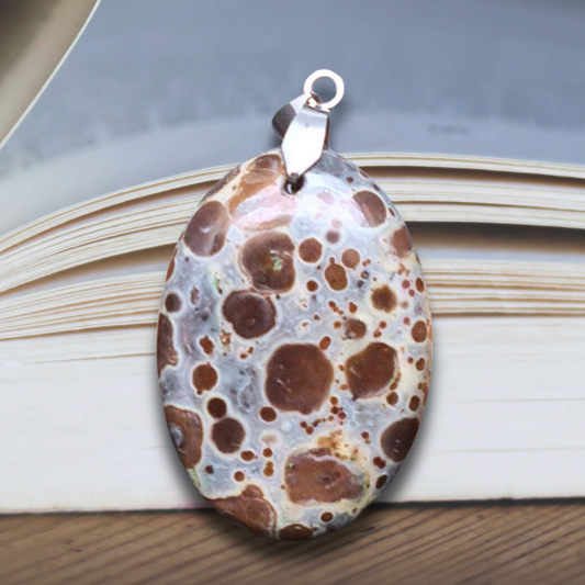Pendentif en Rhyolite Astéroïde (PE1520)