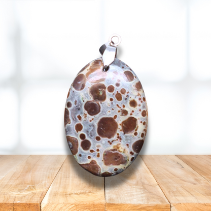 Pendentif en Rhyolite Astéroïde (PE1520) - ENAE Minéraux