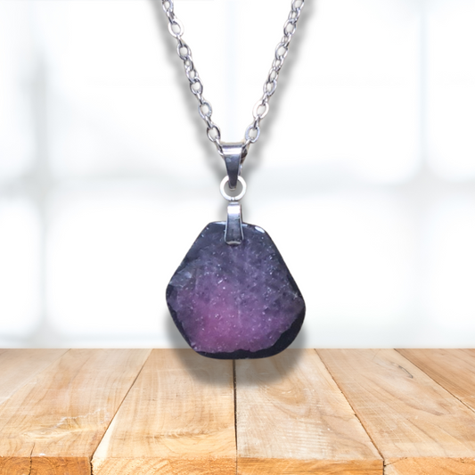 Pendentif en Rubis et Schiste (PE2021-5)