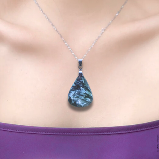 Pendentif en Séraphinite (PE1908-1) - ENAE Minéraux