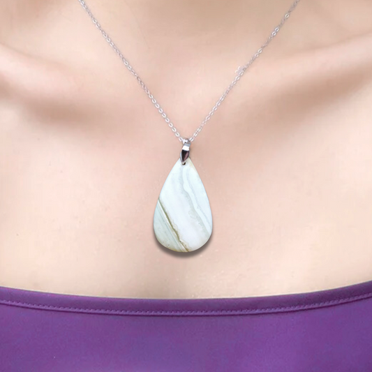 Pendentif en Serpentine (PE1414) - ENAE Minéraux