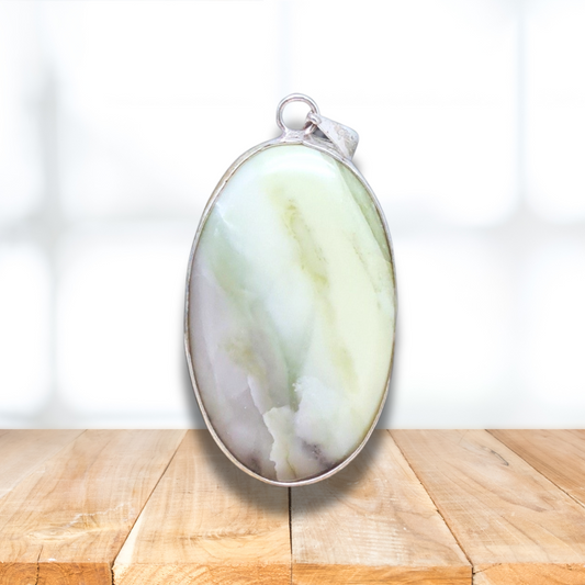 Pendentif serti en Serpentine (PE1730) - ENAE Minéraux