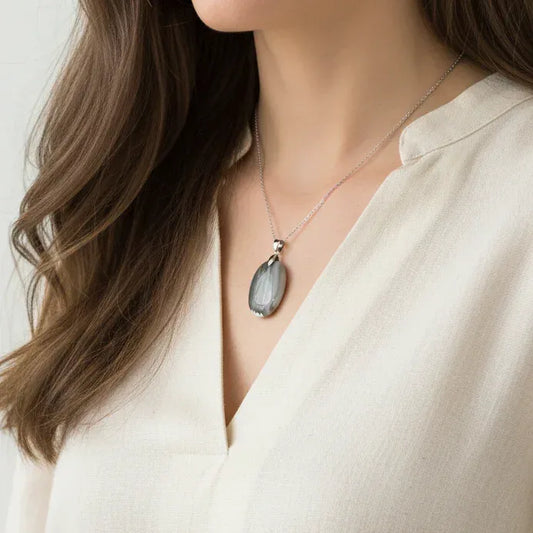 Pendentif en Silex (Flint Stone) (PE2037)